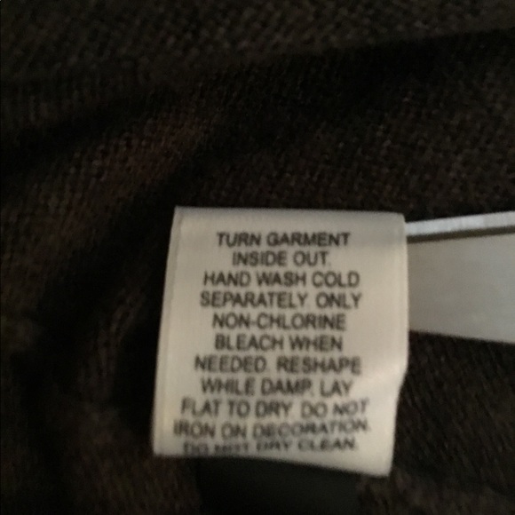 EXPRESS Brown Open Cardigan w/Sequin Border NWT Sm - Picture 5 of 6